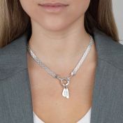 Cara Herringbone Necklace [Sterling Silver]