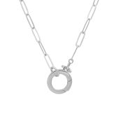 Cara Paperclip Necklace [Sterling Silver]