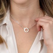 Cara Paperclip Necklace [Sterling Silver]