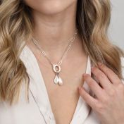 Large Drop Name Charm [Sterling Silver]