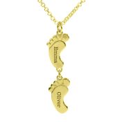 Footsteps Name Necklace