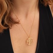 Family Paths Map Necklace [18K Gold Plated]