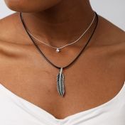 Piuma Necklace [Sterling Silver]