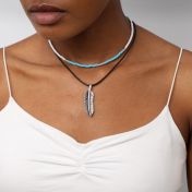 Piuma Necklace [Sterling Silver]