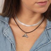 Herringbone Necklace [Sterling Silver]