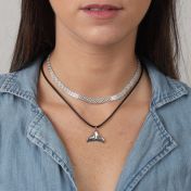 Herringbone Necklace [Sterling Silver]
