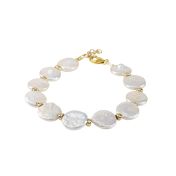 Ocean Dreams Pearl Bracelet - Gold Plated