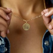 Happy Blossom Birth Flower Necklace [18k Gold Plated]