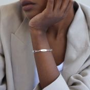 Paperclip Style Name Bracelet [Sterling Silver]
