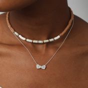 Genuine Love Initials Necklace [Sterling Silver]