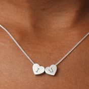 Genuine Love Initials Necklace [Sterling Silver]