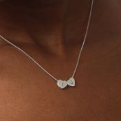 Genuine Love Initials Necklace [Sterling Silver]