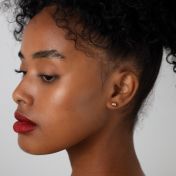 Ball Stud Earrings [gold plated]