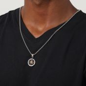 Guiding Star Men Necklace - Sterling Silver