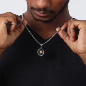 Guiding Star Men Necklace - Sterling Silver