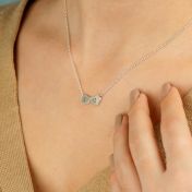 Genuine Love Initials Necklace [Sterling Silver]