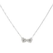 Genuine Love Initials Necklace [Sterling Silver]