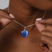 Heart of the Ocean Necklace [Sterling Silver]