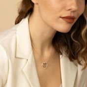 Dazzling Love Map Necklace [18K Gold Vermeil]