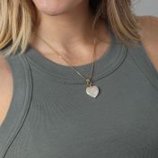 Heart of Pearl Necklace - 18K Gold Vermeil