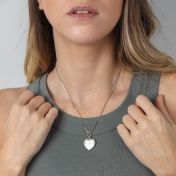 Heart of Pearl Necklace - Sterling Silver