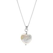 Heart of Pearl Necklace - Sterling Silver