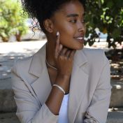 Herringbone Bracelet - Sterling Silver