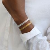 Herringbone Bracelet - 18K Gold Vermeil
