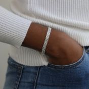 Herringbone Bracelet - Sterling Silver