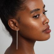 Brianna Herringbone Earrings [Sterling Silver]