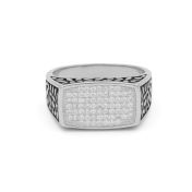 Joshua Signet Men Ring - Sterling Silver
