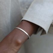 Katherine Herringbone Bracelet [Sterling Silver]