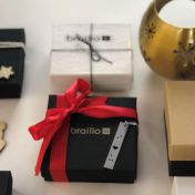 I Love You Braille Necklace - Sterling Silver [Classic]