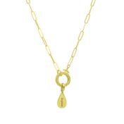 Large Drop Name Charm [18K Gold Plated]