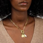 Large Drop Name Charm [18K Gold Plated]
