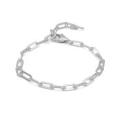 Classic Paperclip style Bracelet [Sterling Silver]