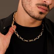 Links Necklace [Gold Plated] - 10MM