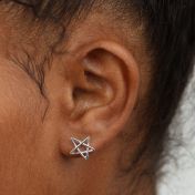 Star Stud Earrings [Sterling Silver]