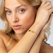 Tree of Life Name Bracelet with Nano Bible [18K Gold Vermeil]