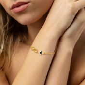 Lariat Infinity Bracelet with Nano Bible [18K Gold Plated] 