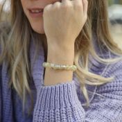 Sunflower Braillo Name Bracelet