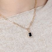 Black Halo Necklace