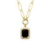 Black Halo Necklace