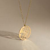 Precious Spot Map Necklace [18K Gold Plated]