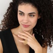 Threads Of Life Map Necklace [18K Gold Plated]