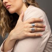 Precious Spot Map Ring [Sterling Silver]