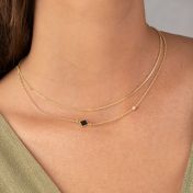 Maria Diamond Necklace with Nano Bible [18K Gold Vermeil]