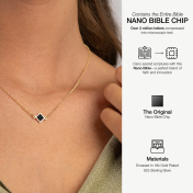 Maria Necklace with Nano Bible [18K Gold Vermeil]