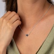 Maria Necklace with Nano Bible [Sterling Silver]