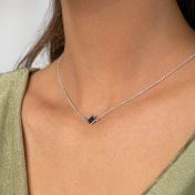 Maria Necklace with Nano Bible [Sterling Silver]